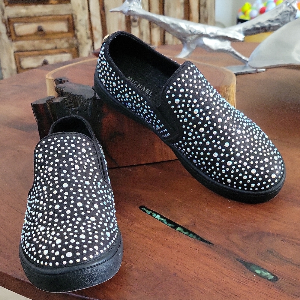 Michael Kors Kids Jem Tiffany Embellished In Midnight Sparkle